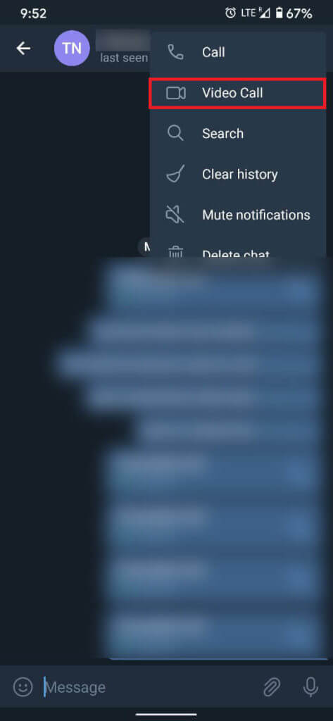This-will-open-a-set-of-options.-In-this-list-tap-on-the-option-titled-‘Video-Call.-473x1024-1 كيفية إجراء مكالمات الفيديو على Telegram