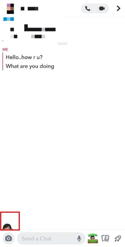 Type-a-message-for-your-friend-and-hit-the-send-button.-519x1024-1 كيف تعرف ما إذا كان شخص ما متصلًا بالإنترنت على Snapchat؟