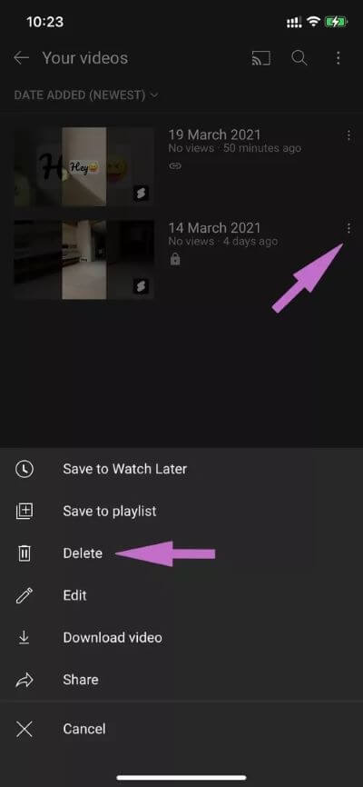 delete-shorts_40dd5eab97016030a3870d712fd9ef0f أفضل 10 نصائح وحيل لاستخدام YouTube Shorts كالمحترفين