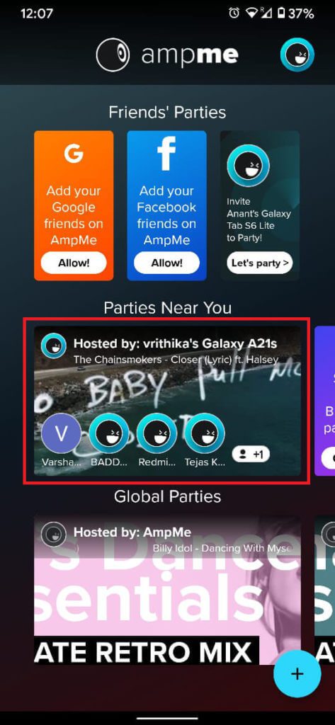 find-the-party-being-hosted-by-the-main-device-473x1024-1 كيفية استخدام هاتف Android كمكبر صوت للكمبيوتر الشخصي أو التلفزيون