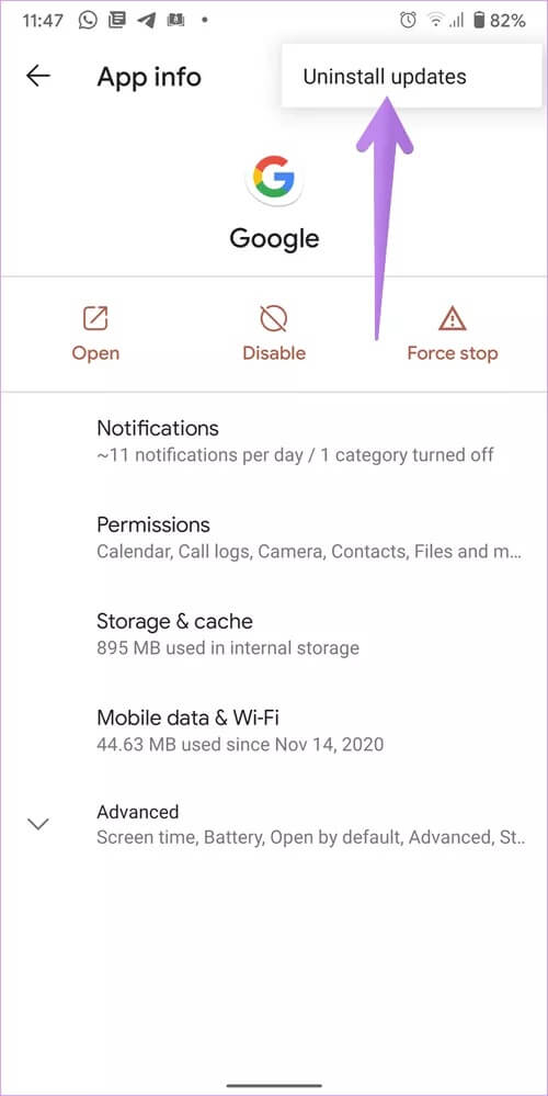 google-at-a-glance-widget-not-working-on-android-9_40dd5eab97016030a3870d712fd9ef0f أفضل 8 إصلاحات لعدم عمل ويدجت Google At a Glance على Android
