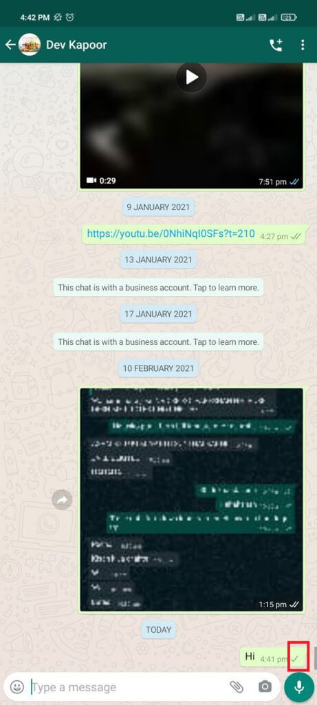 if-it-remains-stuck-at-a-single-tick-for-days-then-unfortunately-it-means-bad-news.-461x1024-1 كيف تعرف ما إذا كان شخص ما قد حظر رقمك على Android