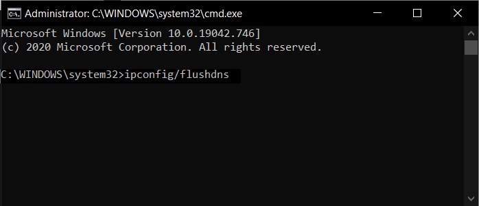 ipconfig-flushdns 7 طرق لإصلاح خطأ اتصال عدم وجود في المسار Discord RTC