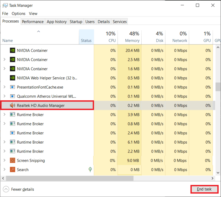 locate-the-Realtek-HD-Audio-Manager-process.-768x683-1 كيفية إصلاح تأخر الماوس على نظام التشغيل Windows 10