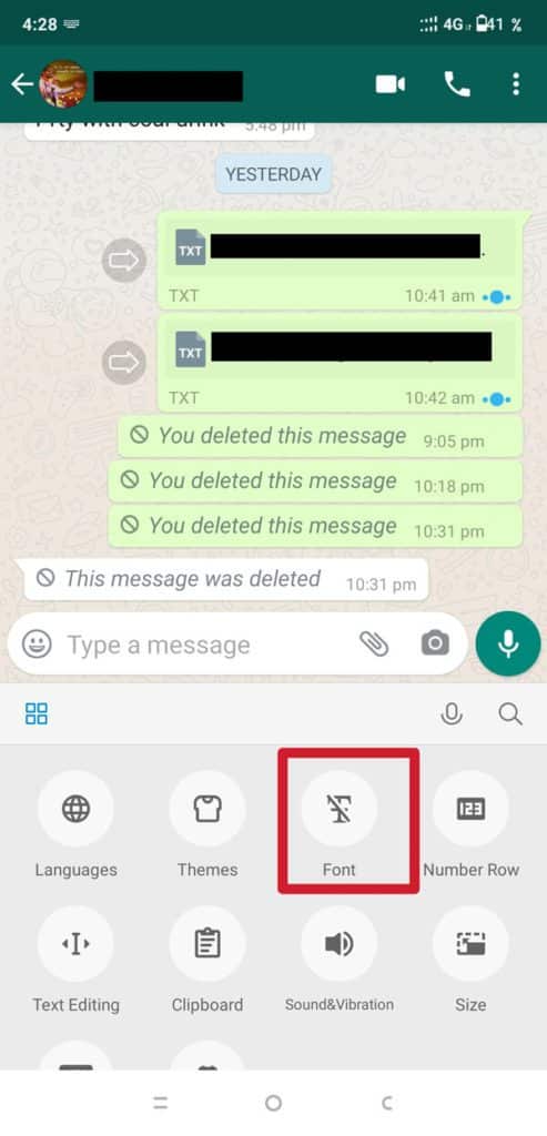 كيفية تغيير نمط الخط في WhatsApp - %categories