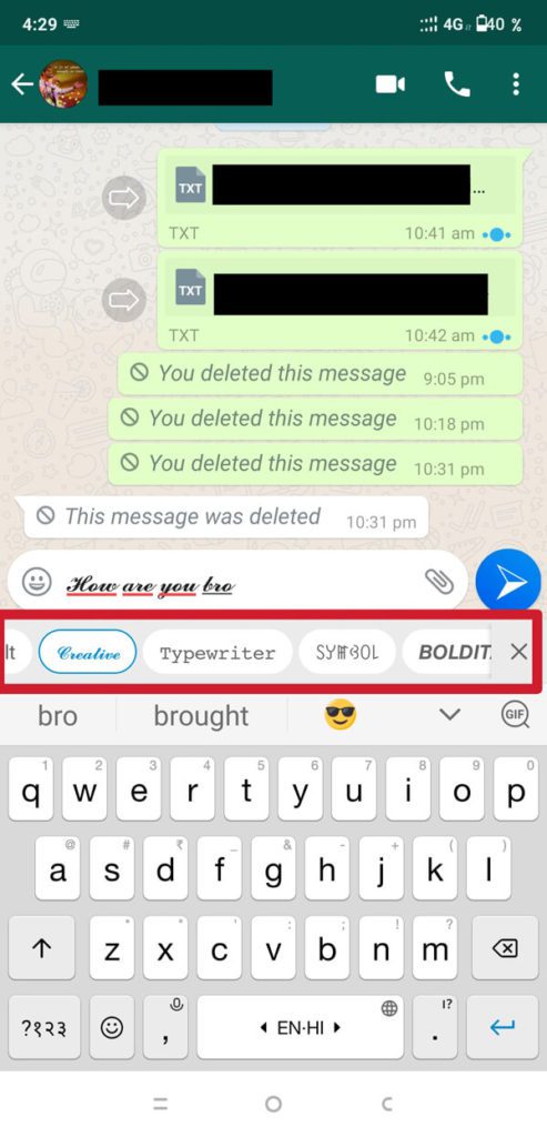 كيفية تغيير نمط الخط في WhatsApp - %categories