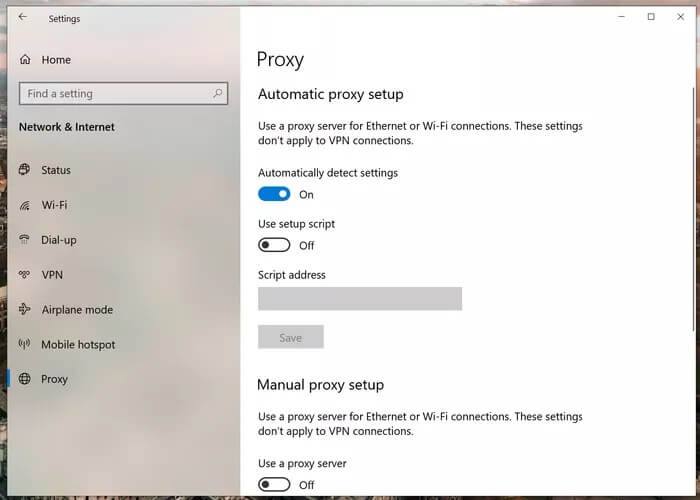 proxy-settings_935adec67b324b146ff212ec4c69054f أفضل 8 طرق لإصلاح خطأ 5003 على Zoom