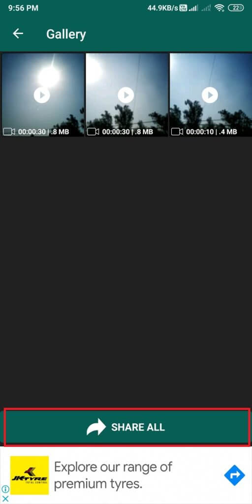select-the-share-all-option-from-the-bottom-512x1024-1 كيفية نشر أو تحميل مقطع فيديو طويل على حالة Whatsapp؟