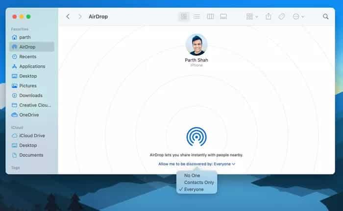 set-permission-for-everyone-for-AirDrop_935adec67b324b146ff212ec4c69054f أفضل 7 طرق لإصلاح عدم عمل AirDrop على Mac
