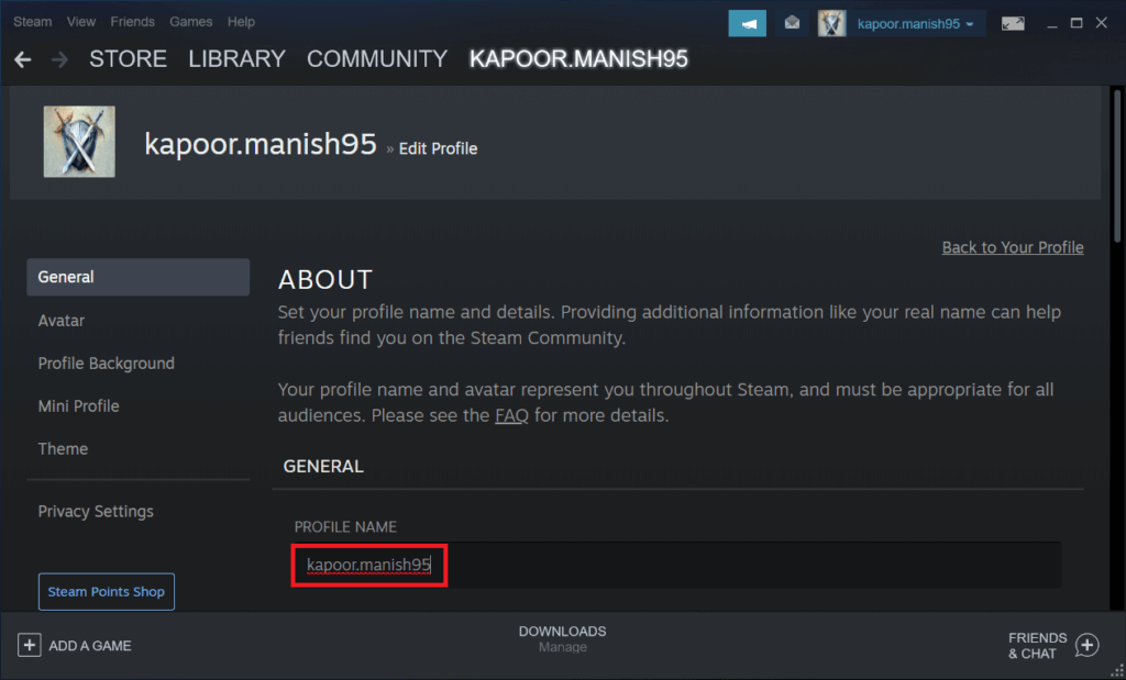 simply-type-your-new-name-by-deleting-the-existing-one.-1024x619-1 كيفية تغيير اسم حساب Steam