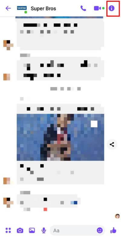 tap-on-the-Group-Information-button-available-on-the-group-chats-top-right-corner.-519x1024-1 كيف تترك محادثة جماعية في Facebook Messenger