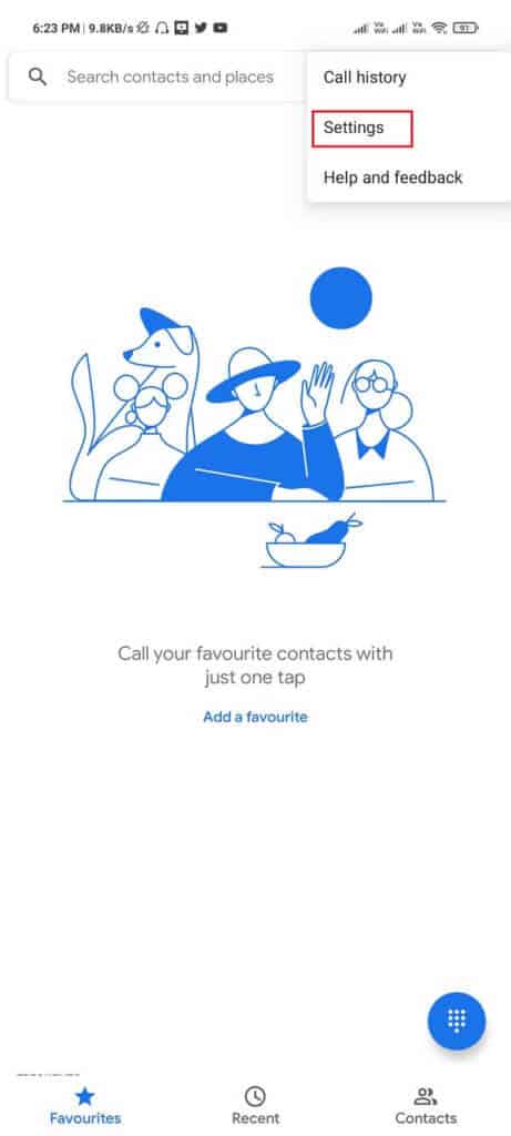 tap-on-the-three-dot-menu-on-the-top-right-corner-and-select-Settings-461x1024-1 كيف تعرف ما إذا كان شخص ما قد حظر رقمك على Android