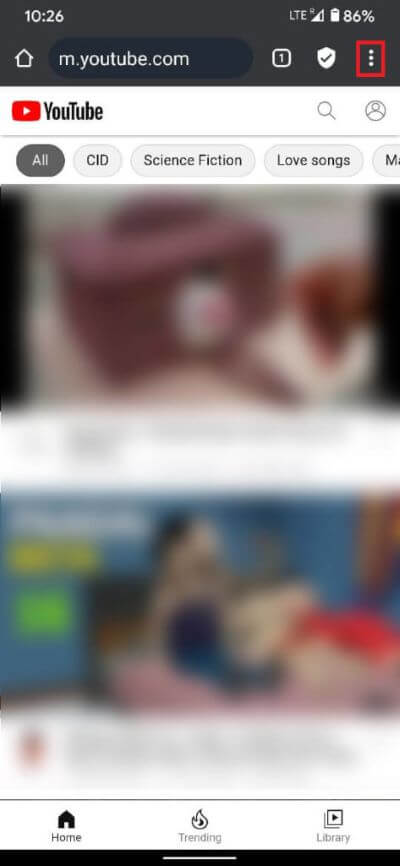 tap-on-the-three-dots-at-the-top-to-reveal-the-page-options.-473x1024-1 3 طرق لمنع إعلانات YouTube على Android