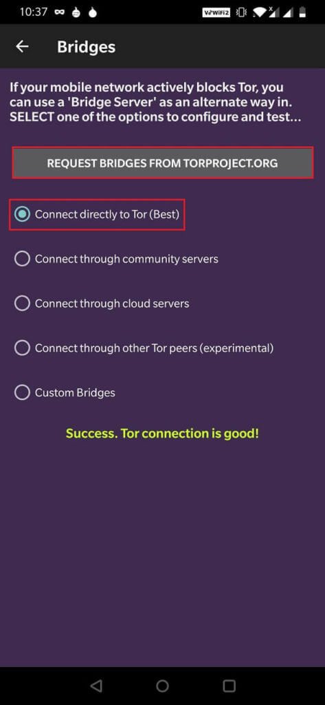 tap-on-‘request-bridges-from-torproject.org_-473x1024-1 5 طرق للوصول إلى المواقع المحجوبة و المحظورة على هاتف Android