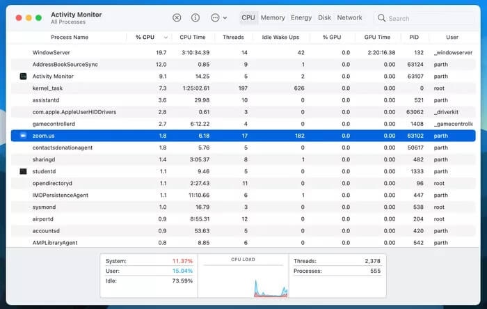 zoom-activity-monitor_935adec67b324b146ff212ec4c69054f أفضل 8 طرق لإصلاح خطأ 5003 على Zoom