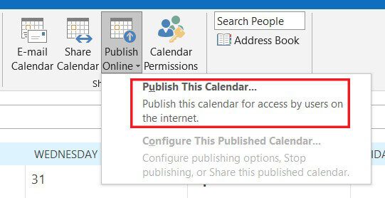 Click-on-Publish-online-and-then-publish-this-calendar كيفية مزامنة تقويم Google Calendar مع Outlook