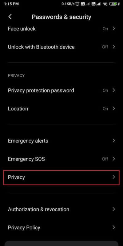 Click-on-privacy.-512x1024-1 كيفية تعطيل تطبيقات بدء التشغيل التلقائي على Android