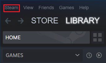 Click-on-the-‘Steam-option-in-the-top-left-corner-of-the-screen 4 طرق لجعل تنزيل Steam أسرع
