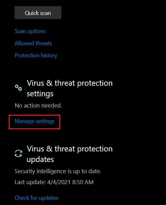 Click-on-‘Manage-settings. 4 طرق لجعل تنزيل Steam أسرع