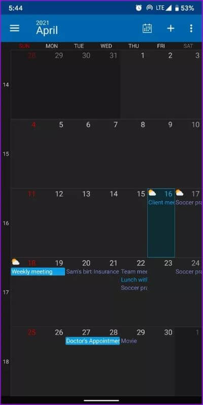 DigiCal-main-view_2021-04-16-153030_40dd5eab97016030a3870d712fd9ef0f أفضل 5 بدائل لتقويم Google Cal­en­dar لنظام Android