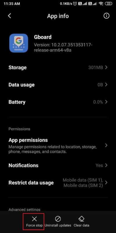 Finally-tap-on-force-stop-or-disable.-The-option-may-vary-from-phone-to-phone.-512x1024-1 كيفية تعطيل تطبيقات بدء التشغيل التلقائي على Android