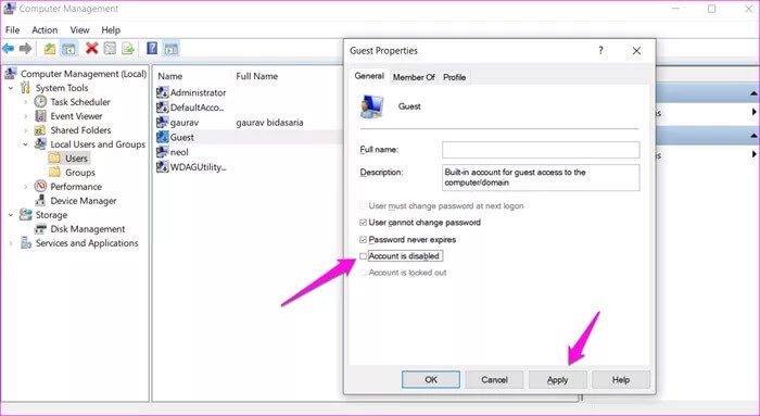 Fix-Windows-10-Guest-Account-Not-on-Login-Screen-3_935adec67b324b146ff212ec4c69054f أفضل 3 طرق لإصلاح عدم ظهور حساب ضيف Windows 10 على شاشة تسجيل الدخول