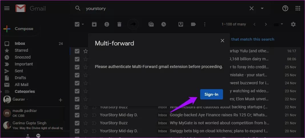 كيفية إعادة توجيه رسائل البريد الإلكتروني المتعددة في Gmail مرة واحدة - %categories