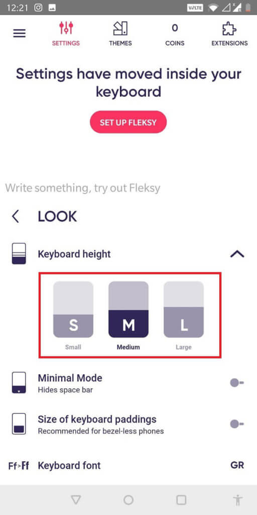 From-the-three-options-in-‘Keyboard-height—-Large-Medium-and-Small-512x1024-1 كيفية تغيير حجم لوحة المفاتيح على هاتف Android