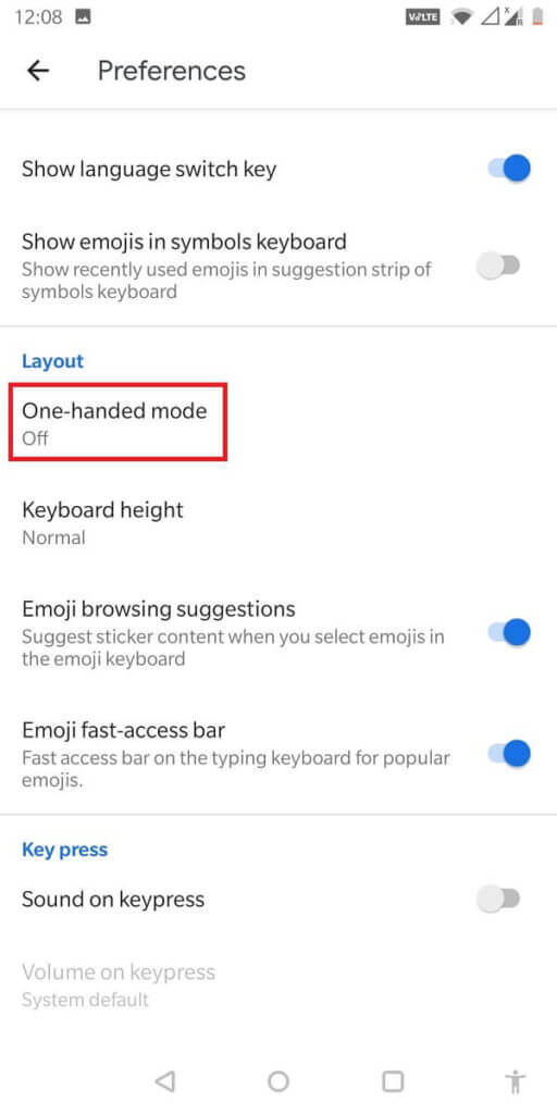كيفية تغيير حجم لوحة المفاتيح على هاتف Android - %categories