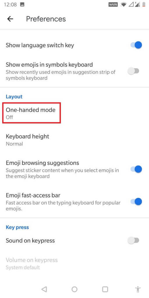 From-‘Layout-select-‘One-handed-mode.-512x1024-1 كيفية تغيير حجم لوحة المفاتيح على هاتف Android