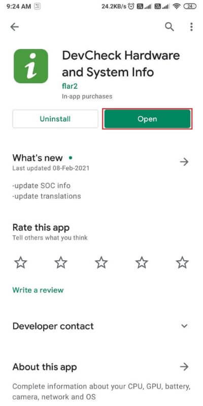 Head-to-Google-Play-Store-and-install-Devcheck-on-y-512x1024-1 كيفية التحقق من نوع ذاكرة الوصول العشوائي في هاتف Android وسرعتها وتردد التشغيل