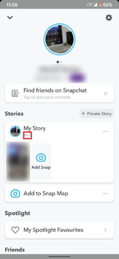 In-the-‘Stories-panel-you-will-be-able-to-see-the-views-on-your-story.-473x1024-1 اكتشف عدد الأصدقاء الذين لديك على Snapchat