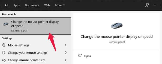 Open-Mouse-Properties-Settings-in-Windows-10 كيفية البحث عن مؤشر الماوس في نظام التشغيل Windows 10 إذا كان مفقودًا