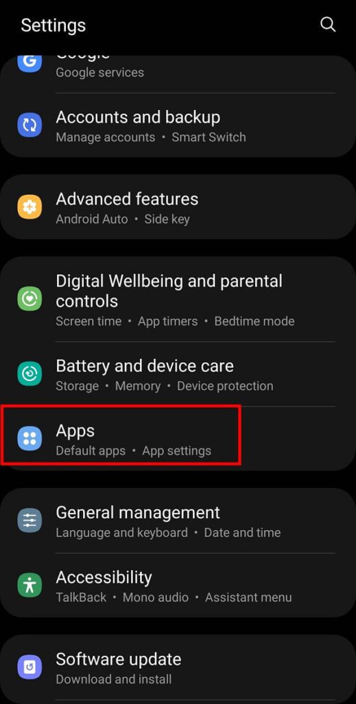 Open-your-Mobile-Settings-and-tap-on-Apps-or-Apps-Manager.-519x1024-1 كيفية إيقاف تشغيل التصحيح التلقائي على Android