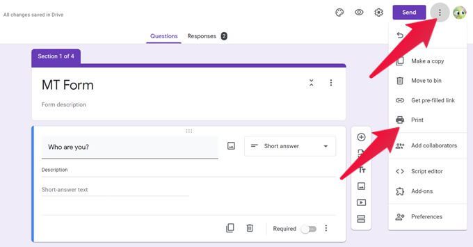 Print-Google-Form كيفية تحويل نماذج Google إلى PDF على أجهزة الكمبيوتر الشخصية وأجهزة Mac و Android و iPhone و iPad