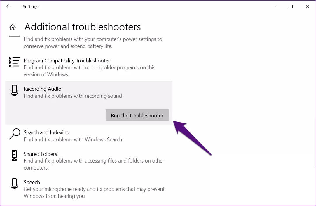 Run-Microphone-Troubleshooter_4d470f76dc99e18ad75087b1b8410ea9 كيفية إصلاح مشكلات الميكروفون في Windows 10