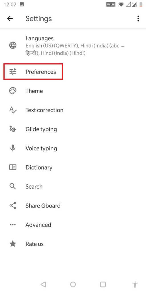 Select-the-Gboard-application-and-tap-on-‘Preferences.-512x1024-1 كيفية تغيير حجم لوحة المفاتيح على هاتف Android