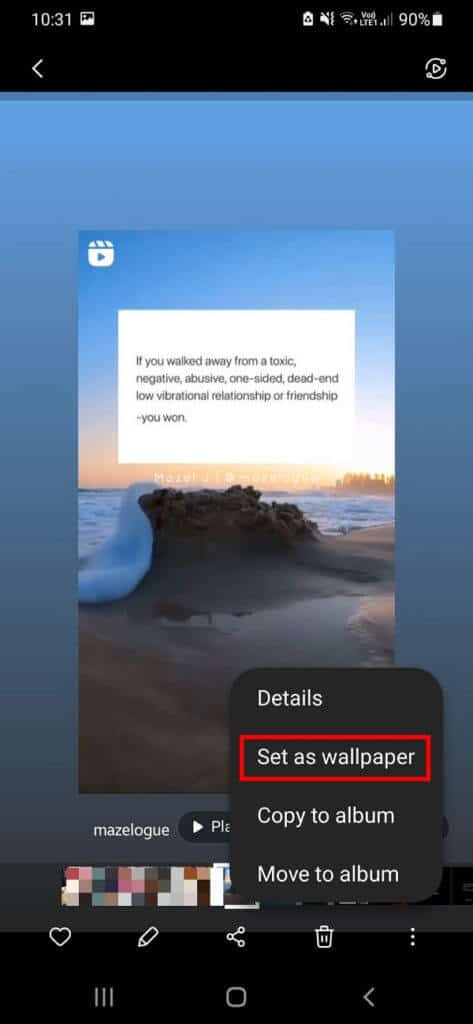 Select-the-Set-as-wallpaper-option-from-the-given-list-of-options.-473x1024-1 كيفية تعيين مقطع فيديو كخلفية على جهاز Android الخاص بك