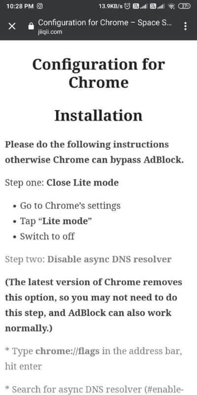 Start-the-Google-Chrome-configuration-process-512x1024-1 6 طرق للتخلص من الإعلانات على هاتف Android الخاص بك