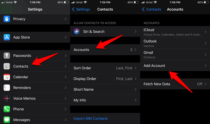 Sync-Contacts-to-Google-Gmail-Account-on-Android-and-iOS-2 كيفية مزامنة جهات الاتصال مع حساب Google Gmail على Android و iPhone