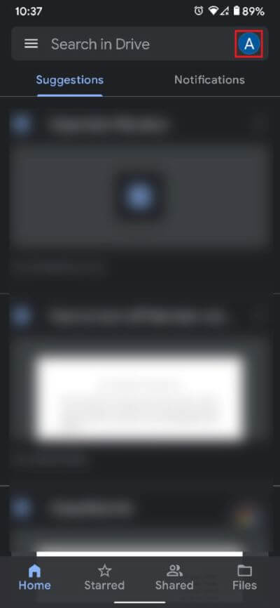 Tap-on-your-Google-profile-pic-on-the-top-right-corner-of-the-screen.-473x1024-1 كيفية نقل الملفات من Google Drive إلى آخر