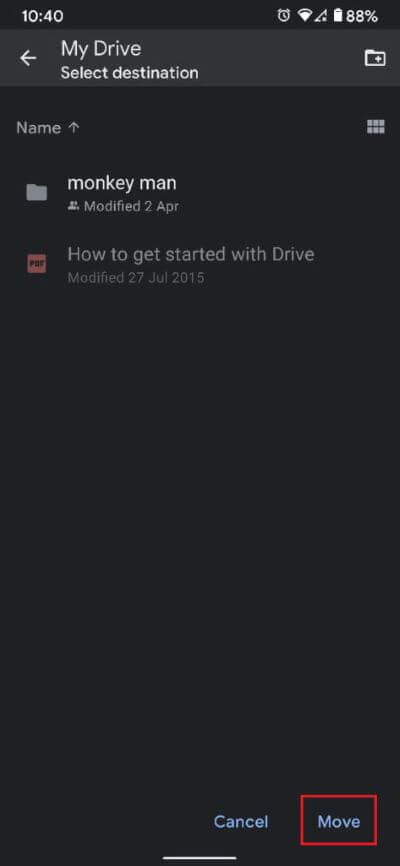 Tap-on-‘Move-on-the-bottom-right-corner-of-the-screen-473x1024-1 كيفية نقل الملفات من Google Drive إلى آخر