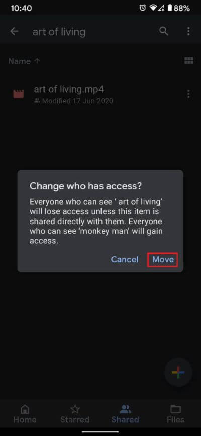 Tap-on-‘Move-to-complete-the-process.-473x1024-1 كيفية نقل الملفات من Google Drive إلى آخر