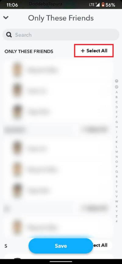 This-will-open-the-list-of-your-friends-on-Snapchat.-On-the-top-right-corner-tap-on-‘Select-All.-473x1024-1 اكتشف عدد الأصدقاء الذين لديك على Snapchat