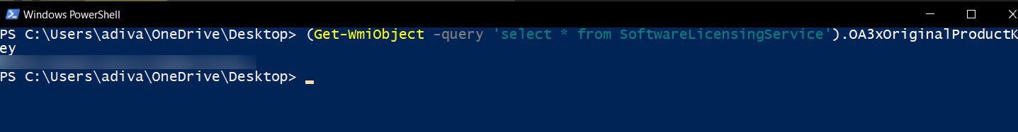 To-Find-Your-Key-type-the-code-in-the-command-window كيفية البحث عن Product Key مفتاح منتج Windows 10 الخاص بك