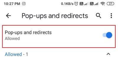 Turn-off-the-toggle-for-the-feature-pop-ups-and-redirects 6 طرق للتخلص من الإعلانات على هاتف Android الخاص بك