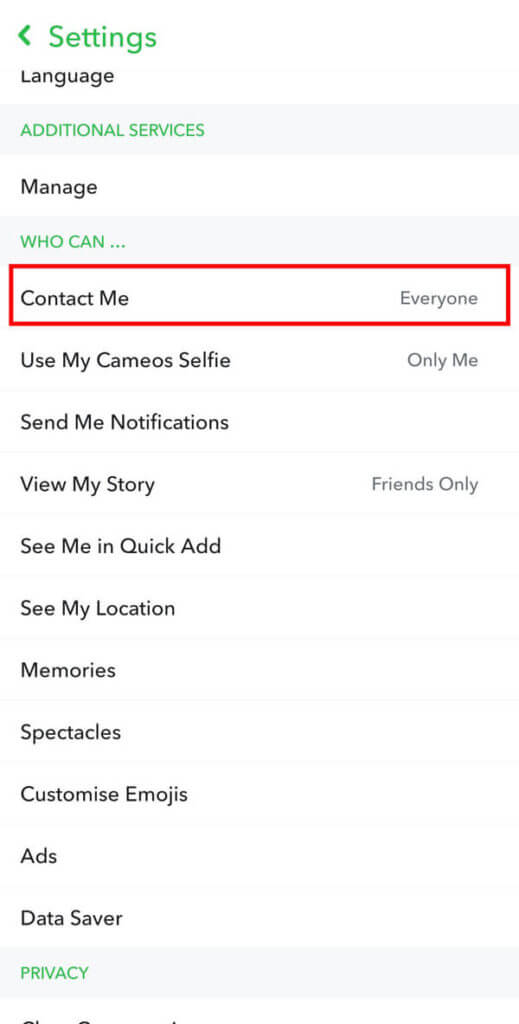 كيفية إلغاء إضافة أشخاص على Snapchat - %categories