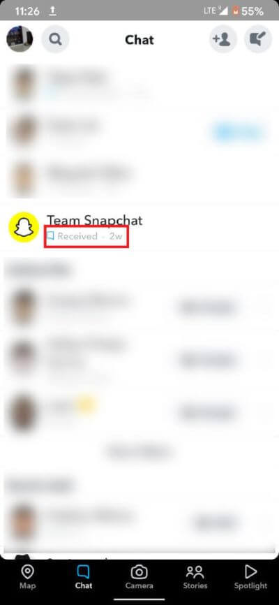blue-chat-symbol-below-the-users-name-along-with-a-text-stating-‘Received.-473x1024-1 ماذا يعني الانتظار على Snapchat؟