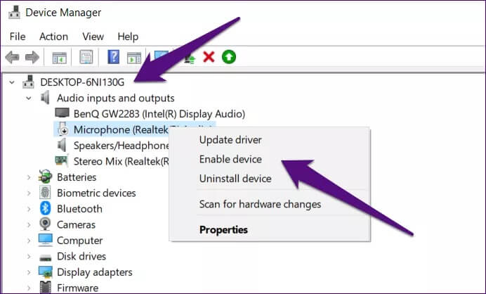 enable-micrphone_4d470f76dc99e18ad75087b1b8410ea9 كيفية إصلاح مشكلات الميكروفون في Windows 10