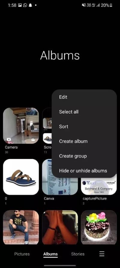 hide-an-album_40dd5eab97016030a3870d712fd9ef0f أفضل 10 نصائح لتطبيق معرض Samsung لاستخدامه كالمحترفين